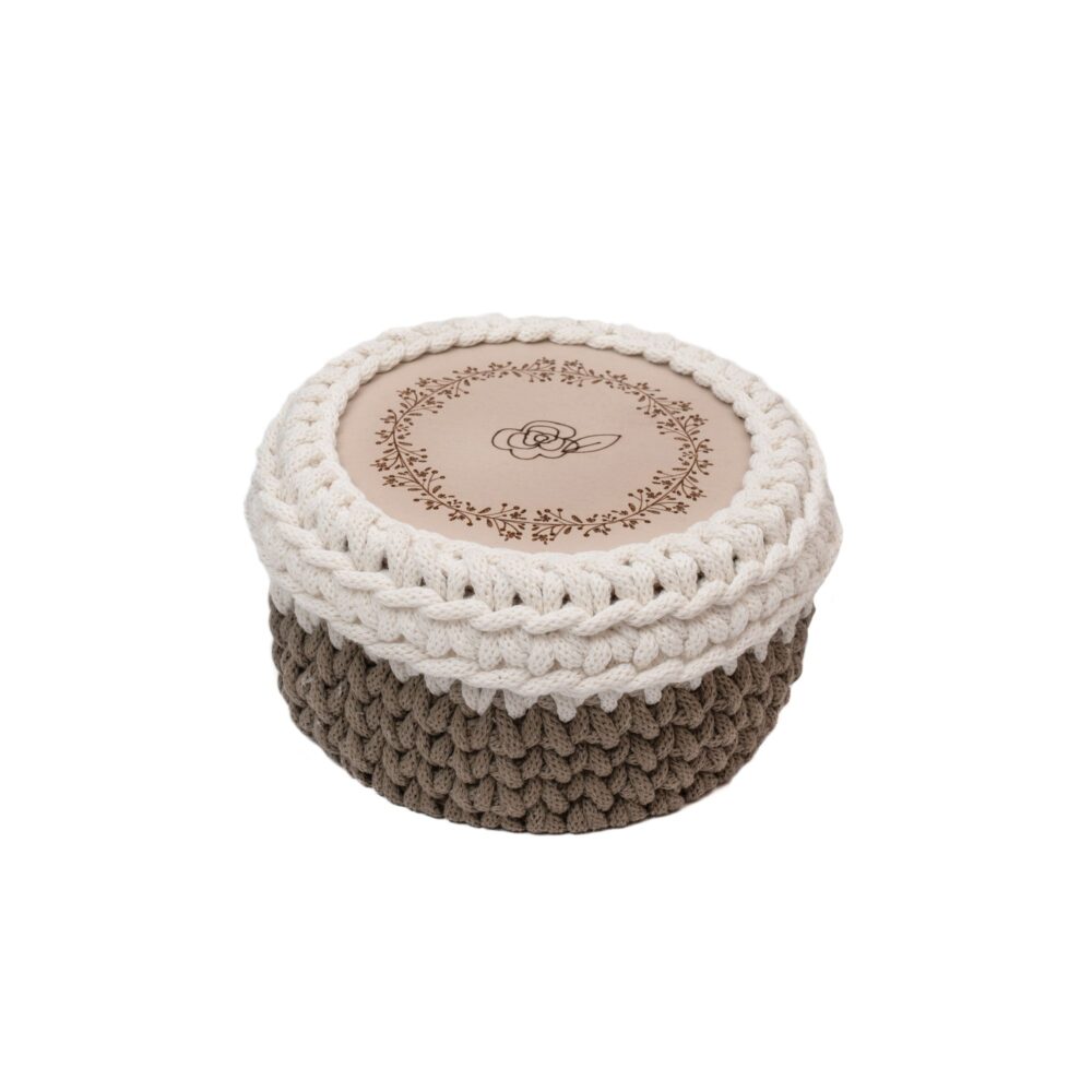 Ręcznie pleciona szkatułka "Wianuszek"