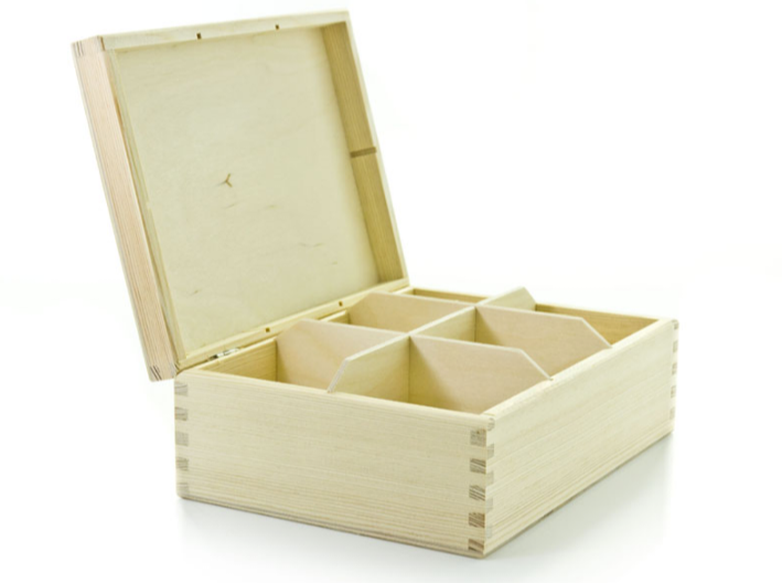 Drewniana skrzynka, pudełko, herbaciarka