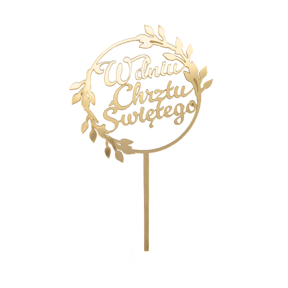 topper "W dniu Chrztu Świętego"