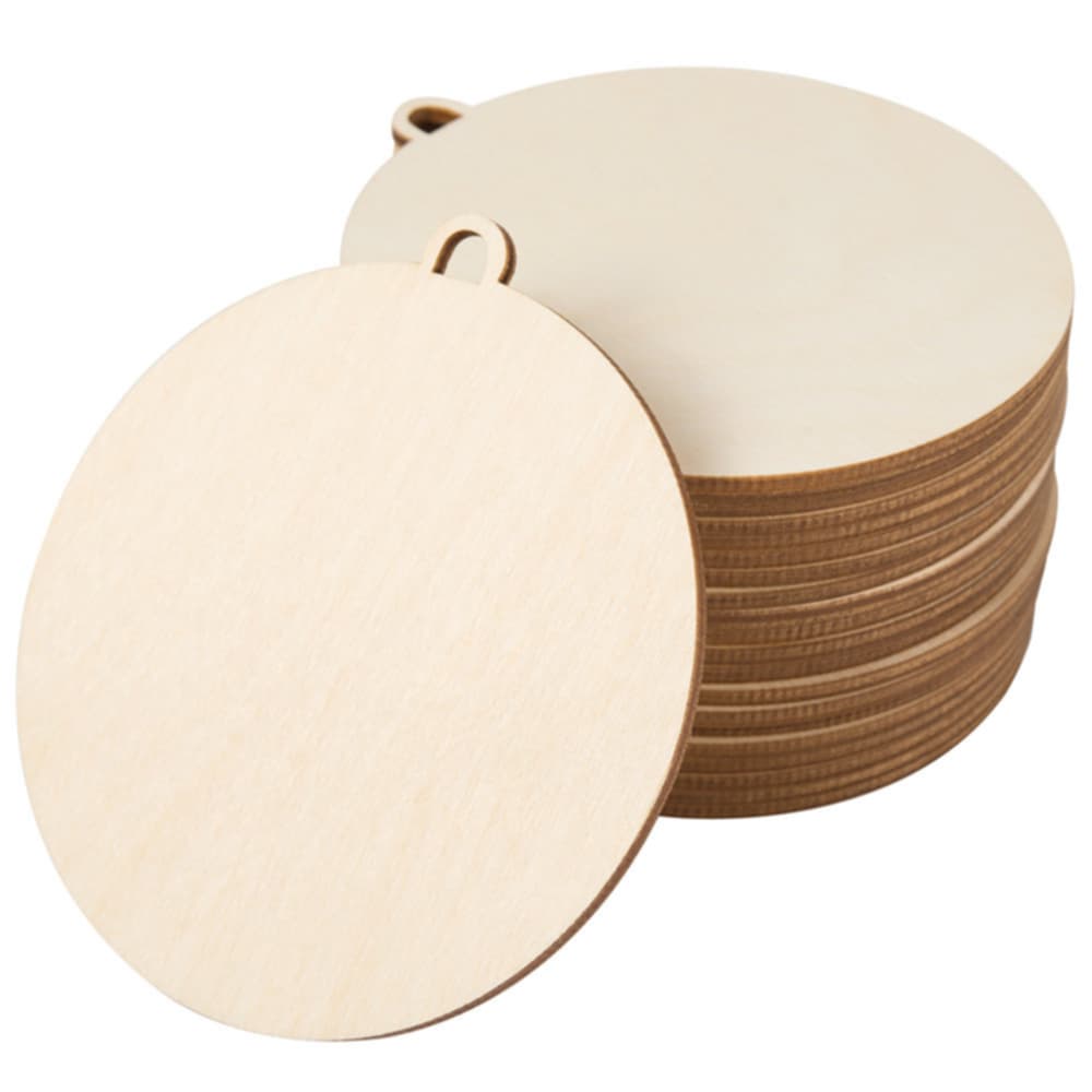 Drewniana bombka do decopuage 10 cm/10szt