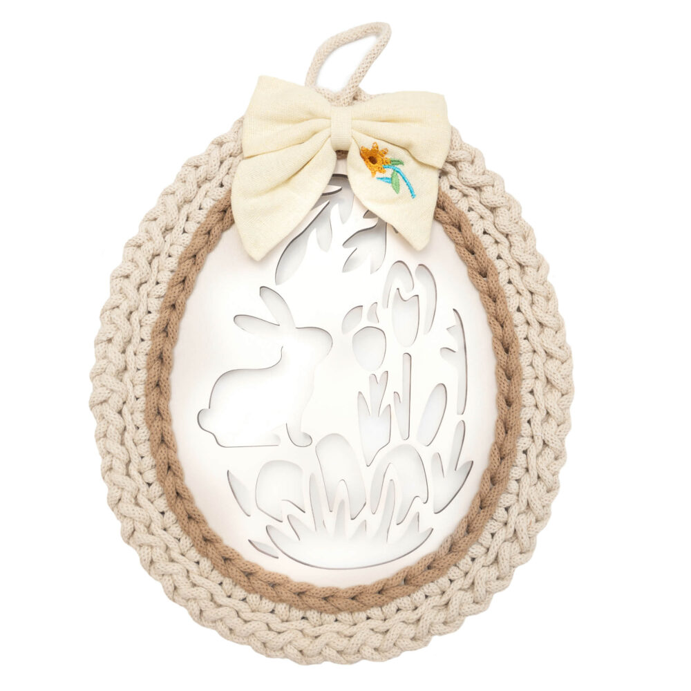 Jajko ozdobne na drzwi lub okno, wzór 2