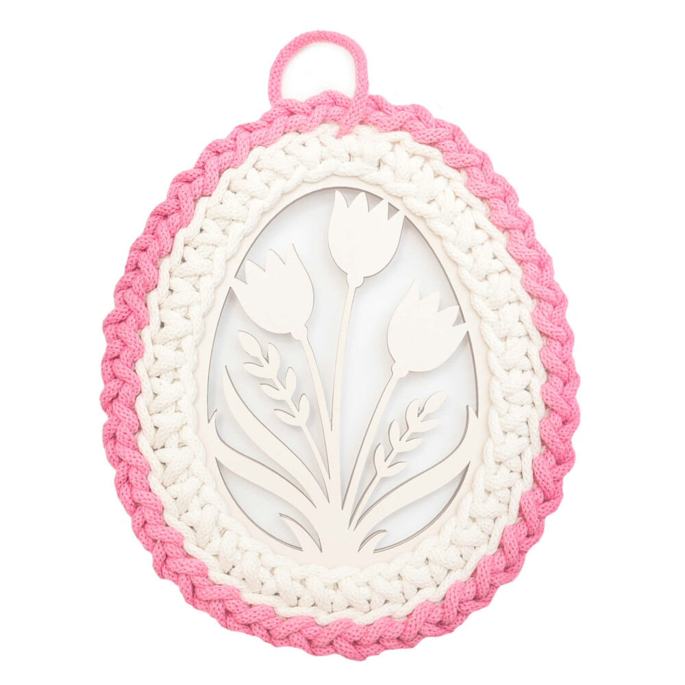 Jajko ozdobne na drzwi lub okno, wzór 1